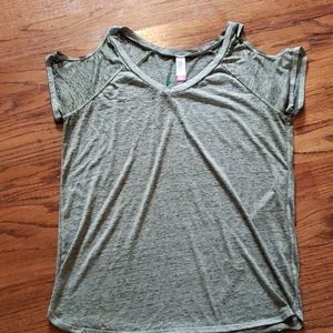 Soft army green shirt - Never worn.